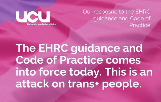 UCU statement on CoP
