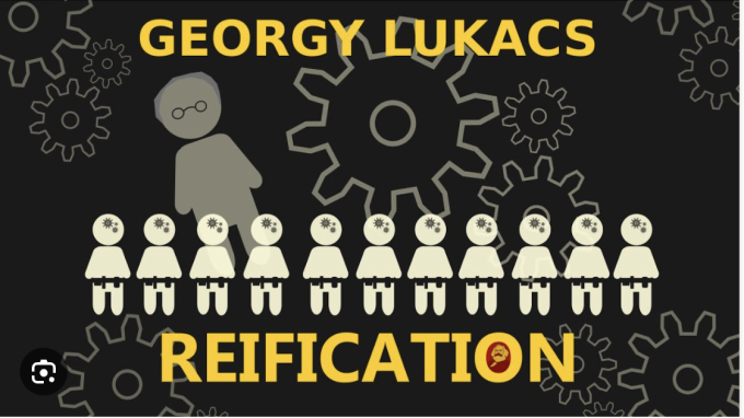 Lukacs and reification (graphic)