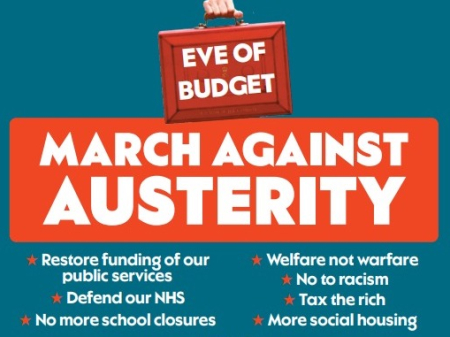 27 October march against austerity