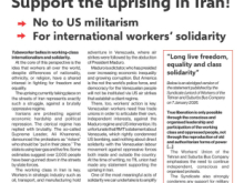 Tubeworker — February 2026: Support the Uprising in Iran!