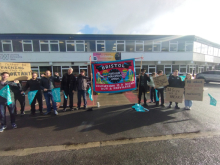 Learning Partner West picket line