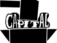 A cartoon of a hammer smashing the word "CAPITAL" on an anvil