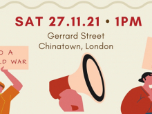 Advert for 27 November rally