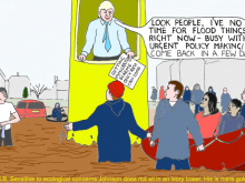 Cartoon: Boris Johnson and the floods