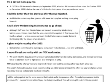 New leaflet: vote no to Network Rail offer!