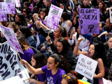 Spanish feminist demonstration