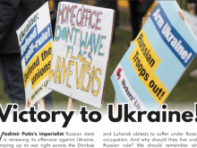Victory to Ukraine! — Flyer for StW demo