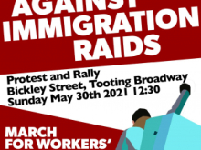 Tooting protest