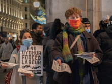 Uyghur solidarity protest