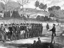 William Walker training troops