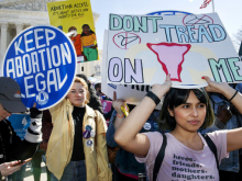 American women protest