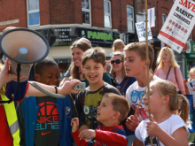 Anti-cuts protest