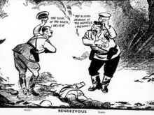 David Low's cartoon of Hitler and Stalin