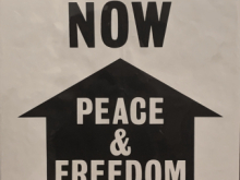 Peace and Freedom Party poster, with the headline “REGISTER NOW”