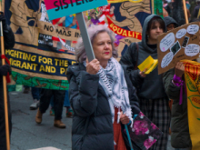 Trans rights demonstration