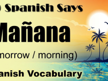 Mañana