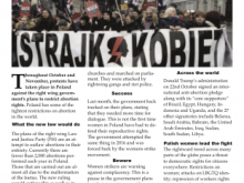 On Guard - December 2020, front page headline "Polish Women Strike For Abortion Rights"