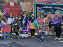 Priory Academy picket line