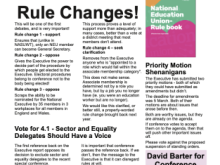 Educators' Fightback NEU annual conference bulletin