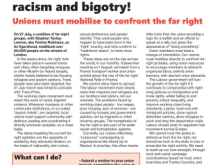 Tubeworker — 05/08/2024: For working-class unity against racism and bigotry!