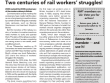 Tubeworker — January 2026: 200 years of rail workers' struggles