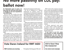 Tubeworker — June 2025: No More Passivity on LUL Pay, Ballot Now!