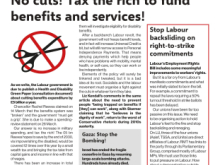 Tubeworker — March-April 2025: No Cuts, Tax the Rich!