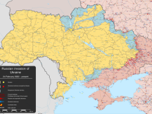 Ukraine war map