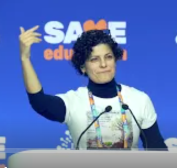 Azadeh speaking at NEU conference