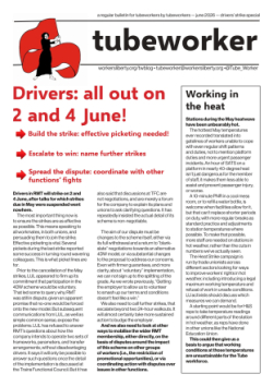 Tubeworker — June 2026: Drivers: All Out on 2 and 4 June!
