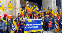 PCS picket line