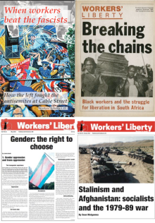 Four Workers' Liberty covers