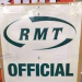 RMT official picket placard