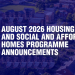 Social and Affordable Homes Programme