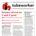 Tubeworker — June 2026: Drivers: All Out on 2 and 4 June!