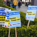 Ukraine placard